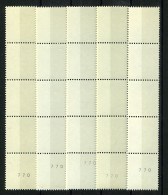 België R28-31-33-38-42 - Koning Boudewijn - Roi Baudouin - Stroken Van 5 Met IDENTIEKE Nummer:  770 - Francobolli In Bobina