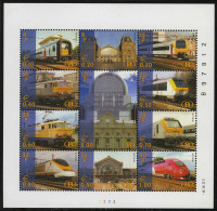 België TRV-BL3 - De Moderne Spoorweg - 1996-2013 Vignettes [TRV]