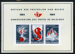 België LX44 - Luxevelletje - Feuillet De Luxe - Eeuwfeest Socialistische Internationale 1864-1964 - (1290/92)  - Luxevelletjes [LX]