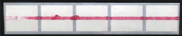 België R106 - Bloemen - Buzin (3142) - Crocus Vernus - 2002 - Strook Van 5 - Bande De 5 - Met Eindstreep - Coil Stamps