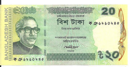 BANGLADESH 20 TAKA 2012 UNC P 55A - Bangladesch