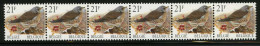 België R87a - Vogels - Oiseaux - Buzin (2792) - Strook Van 6 ZONDER NUMMER - SANS NUMERO - UITERST ZELDZAAM - RRR - SUP - Rouleaux
