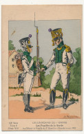 Uniformes Du 1er Empire - Les Pupilles De La Garde - Officier Et Pupille Du 5eme Bataillon - (dos Sans Impression) - Uniforms