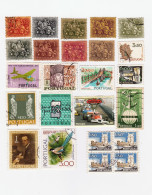 Portugal Lot De 36 Timbres - 9 Timbres Dinis - Villes - Personnages - Europa...... - Collections