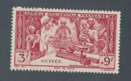GUINEE - POSTE AERIENNE N° 8 NEUF* AVEC CHARNIERE - 1942 - Other & Unclassified