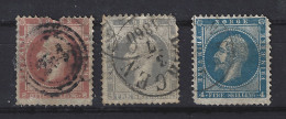 Noorwegen Norway 3/5 Used 1856 (CW 200,- Euro) ; Out Of FIRST SERIE ONLY 10% Of Catalogue Value - Oblitérés