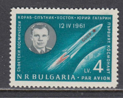 Bulgaria 1961 - Space: Jurij Gagarin - The First Cosmonaut In The World, Mi-Nr. 1231, MNH** - Neufs