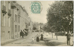22 PORTRIEUX. Arrivée Par La Route De Saint-Brieuc 1906 - Pontrieux