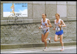 2287 - MK - Olympische Spelen - Marathonlopers - 1981-1990