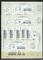 ESPAÑA. Año 1987 ESPAMER 87.- 10 Hojas Bloque. - Blocks & Sheetlets & Panes