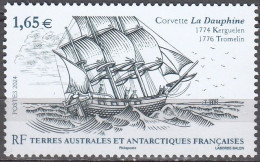 TAAF 2024 Corvette La Dauphine Neuf ** - Unused Stamps