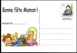 3479 - Carte Pour La Fête Des Mères 2007 - Buzin - Kluut - Avocette - Altri & Non Classificati