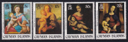 MiNr. 498 - 501 Kaiman-Inseln 1982, 26. Okt. Weihnachten: Gemälde Von Raffael (1483–1520), It - Postfrisch/**/MNH - Kaimaninseln