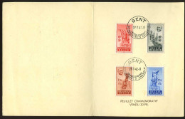 België 781/84 HB - Herdenkingsblad - Feuillet Souvenir - Edouard Anseele - Souvenir Cards - Joint Issues [HK]