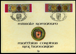 België 2492 HK - Missale Romanum - Gem. Uitgifte Met Hongarije - 1993 - Souvenir Cards - Joint Issues [HK]