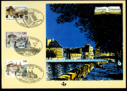 België 2579 HK - Georges Simenon - Gem. Uitgifte Met Zwitserland En Frankrijk - 1994 - Cartas Commemorativas - Emisiones Comunes [HK]