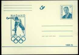 België 2680 GBK - Gele Briefkaart - 1998(1) - Sport - Olympische Spelen - Nagano 1998 - Postcards 1951-..