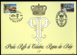 België 2706 HK - Koningin Paola - Gem. Uitgifte Met Italië - 1997 - Cartes Souvenir – Emissions Communes [HK]