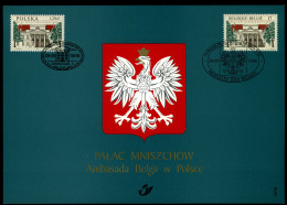 België 2782 HK - Mniszech Paleis In Warschau - Gem. Uitgifte Met Polen - 1998 - Cartes Souvenir – Emissions Communes [HK]