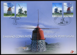 België 3091 HK - Windmolens - Gem. Uitgifte Met Portugal - 2002 - Erinnerungskarten – Gemeinschaftsausgaben [HK]