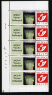 België 3181 - Duostamp - 30 Jaar Vlaams Parlement - Strook V. 5 Met Datum - Postfris