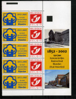 België 3181 - Duostamp - Gemeentelijke Basisschool Blanden - Logo Links - Strook V. 5 Met Boord - Postfris