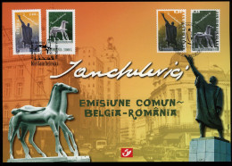 België 3308 HK - Idel Ianchelevici - Gem. Uitgifte Met Roemenië - 2004 - Cartoline Commemorative - Emissioni Congiunte [HK]