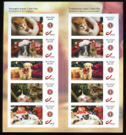 België Fantasy Winter - Special Edition 2021 - Duostamp - Kerstmis - Hond - Kat - Noël - Chien - Chat - Christmas - Mint