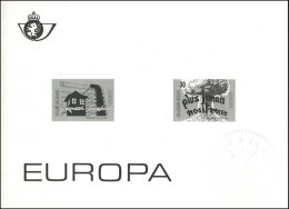 België ZW/NB 2597/98 - Europa 1995 - Feuillets N&B Offerts Par La Poste [ZN & GC]