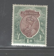 INDIA, 1911 - 1923 "GEORGE V" MH #93 - Unused Stamps