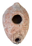 LAMPE à HUILE SYRO PALESTINIENNE ROMAINE 5ème Siècle - Archaeology