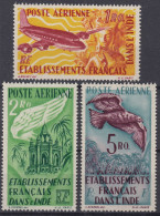 TIMBRE INDE POSTE AERIENNE DE 1949 N° 18/20 NEUFS * GOMME LEGERE TRACE DE CHARNIERE - Nuovi