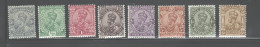INDIA, 1911 - 1923 "GEORGE V" MH #80 - 94  C.V.=$122.00 - Ungebraucht