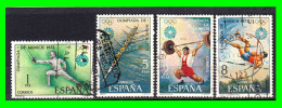 ESPAÑA.-  SELLOS AÑOS 1972 -. XX JUEGOS OLIMPICOS DE MUNICH    - SERIE.- - Gebruikt