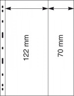 Lindner UNIPLATE Blätter Schwarz Mit 2 Streifen, Vertikal 062 (5er Pack) Neu ( - Sonstige & Ohne Zuordnung