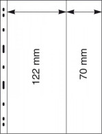 Lindner UNIPLATE Blätter Schwarz Mit 2 Streifen, Vertikal 062 (5er Pack) Neu ( - Altri & Non Classificati