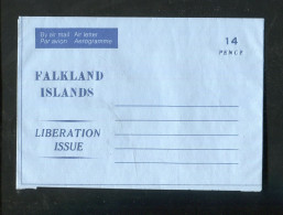 "FALKLANDINSELN" Aerogramm ** (B1015) - Falklandinseln