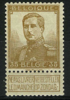 België 113-V1 * - Dubbel Punt Na België - Double Point Après België - 1901-1930