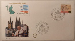 PAPE JEAN PAUL 2 - Voyage Allemagne 1980 - Enveloppe Commémorative Avec Timbre VATICAN - Päpste