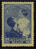 België 453-V * - Kleurstreep Op Pols - Griffe Sur Le Poignet De La Reine - 1931-1960