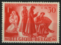 België 623-V1 ** - Kouseband - La Jarretière - 1931-1960