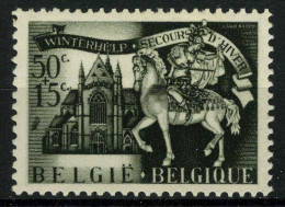 België 633-V1 ** - Vlek Onder 15c - Tache Sous 15c - 1931-1960