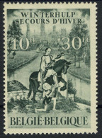 België 639-V1 * - Witte Vlek Op Knie Van Paard - Tache Au Genou Du Cheval - 1931-1960