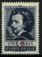 België 651-V ** - Schram Op Oog - Egratignure Sur L'oeil  - 1931-1960