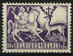 België 655-V1 * - Knobbel Op Poot - Bosse Sur La Patte - 1931-1960