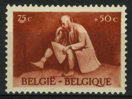 België 705 ** - Vlek Onder 75c - Tache Sous 75c - 1931-1960