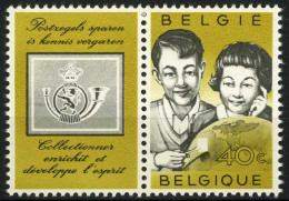 België 1152-V3 ** - Balkje Naast Hoorn - Poutre à Côté Du Cor - Cote: € 10,00 - 1931-1960