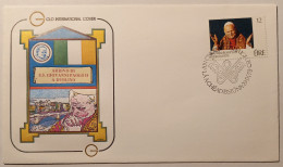 PAPE JEAN PAUL 2 - Visite En IRLANDE 1979 - Arrivée à DUBLIN - Enveloppe Commémorative Avec Timbre EIRE - Päpste