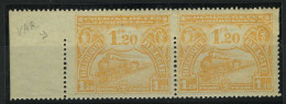 België TR117 **/* - Spoorwegzegel Met Tandingfout - Timbre Chemins De Fer Avec Erreur De Perforation - 1901-1930