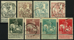 België 84/91 - Caritas - Montald - Lemaire - Gestempeld - Oblitéré - Cote: € 35,00 - 1901-1930